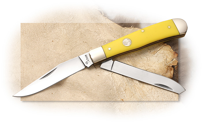 Boker Traditional Series 2.0 Yellow Delrin Trapper