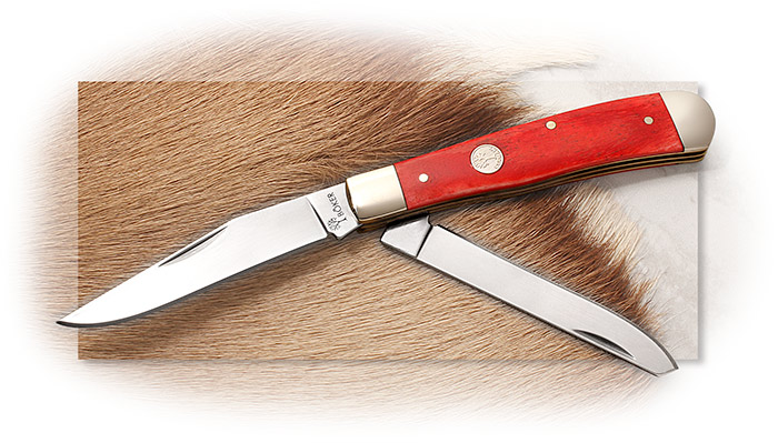 Boker Traditional Series 2.0 Smooth Red Bone Trapper