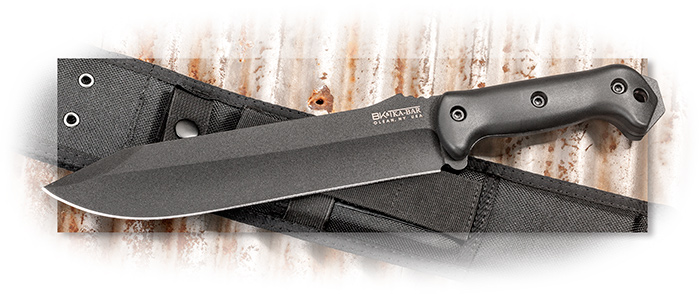 Ka-Bar® Becker 9" Combat Bowie - 1095 Cro-Van High Carbon Steel - Fixed Blade Camp Knife