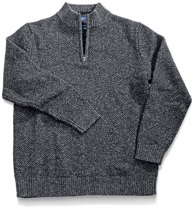 Pendleton Quarter Zip Sweater Black