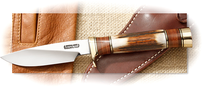 Randall Model 25 Trapper with Leather and Stag Handle