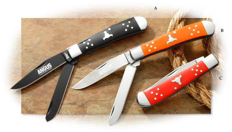 Cattlemans Cutlery® Trapper - Black Angus