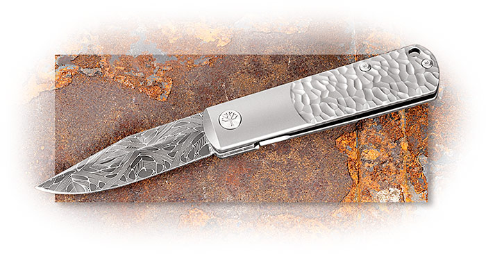Boker BRLW Meteorite Damast