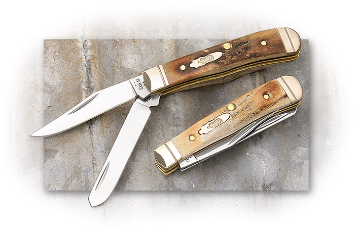 W.R. Case & Sons Tiny Trapper Stag Scales