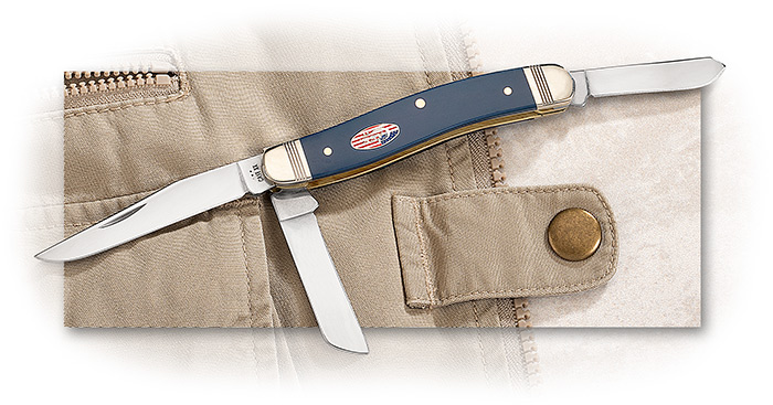 W.R. Case & Sons Navy Blue Medium Stockman