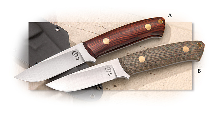 Arkansas Made Dozier Buffalo River Hunter - Green Micarta