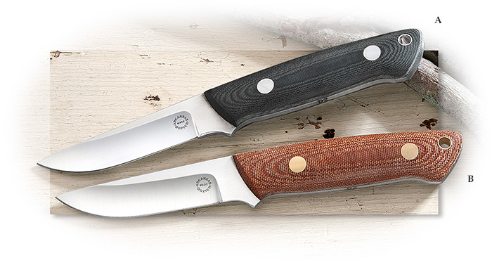 Arkansas Made Dozier Slim Outdoorsman - Natural Rucarta Handle - Left Handed
