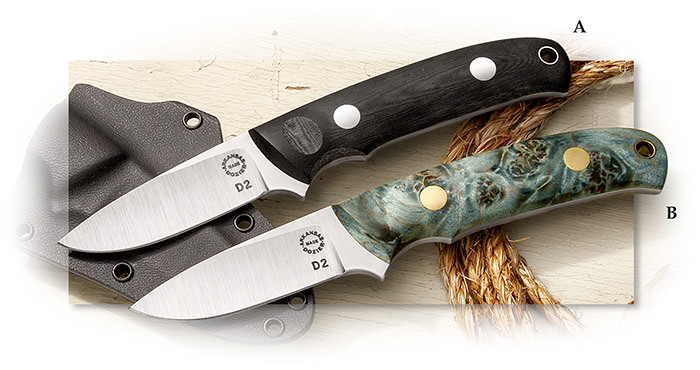 Arkansas Made Dozier Lil' Deer Skinner Black Micarta