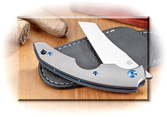 Fox Virtus Folding Knife with Cigar Cutter