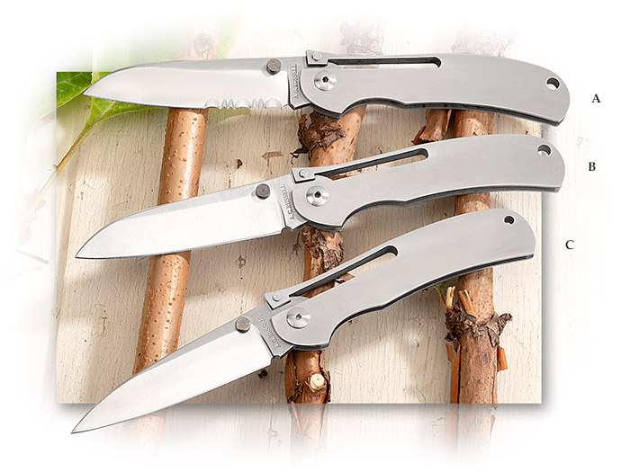A.G. Russell One-Hand Knife Combo