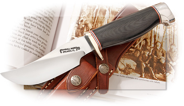 Randall Model 22 Outdoorsman with Black Micarta Handle