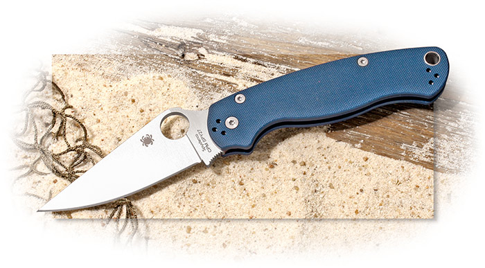 Spyderco Para Military 2 Cobalt G-10 | AGRussell.com